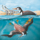 Imagen conceptual del Vegavis Iaai. Vía: Museo de Ciencias Naturales Bernardino Rivadavia, Argentina.